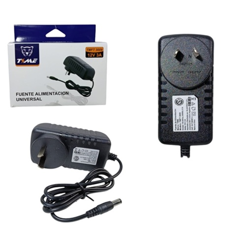 Fuente 12v 3 Amper Camaras Iluminacion etc 3009ii