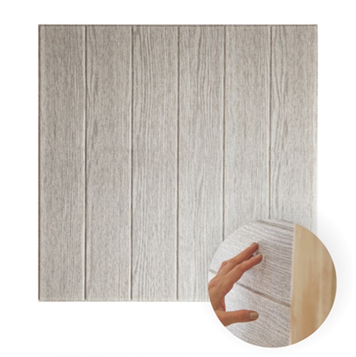 Placa Vinilo Simil Madera 70x77cm 3DWOOD.GREYnn