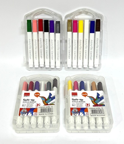 Estuche 12 Marcadores Acrilicos Artisticos ACRL-12oo