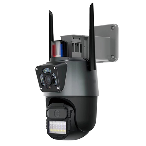 Camara de Seguridad IP WIFI Exterior Doble Camara IPC-Q8119