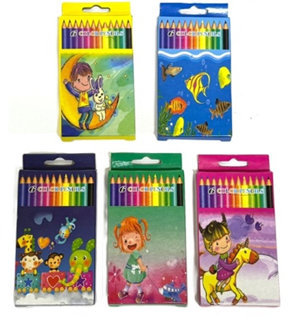 Set 12 Lapices de Colores LAP-6PCSoo