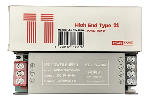 Fuente Iluminacion 12v 16,6 Amper LED-12V-200W