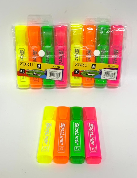 Pack 4 Resaltadores RESAL-KIToo
