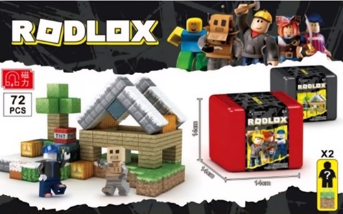 Caja 72 Piezas Magneticas Roblox