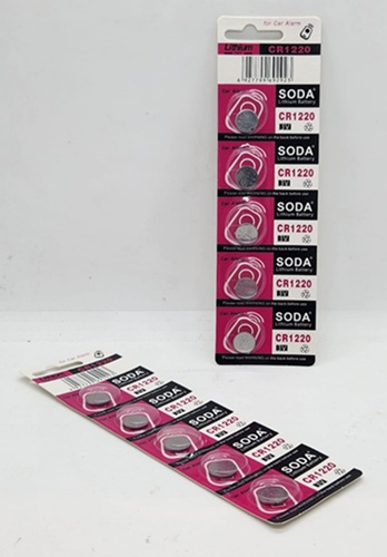 Pack 5 Pilas CR1220: Notebook, Controles etc Marc Var S-CR1220oo