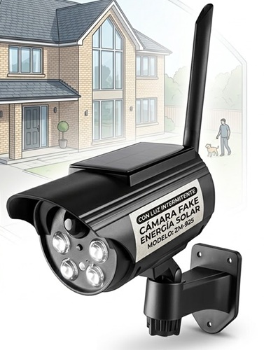 Camara Seguridad Falsa Carga Solar ZM-925nn