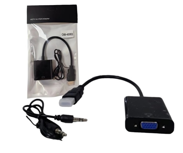 Adaptador HDMI a VGA ii con audio