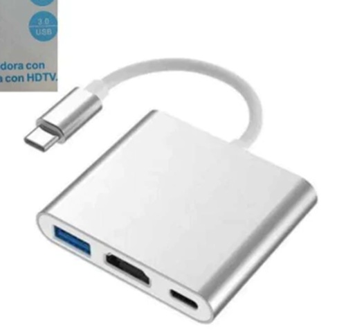 Adaptador TC a HDMI + USB 3.0 + TC 8707