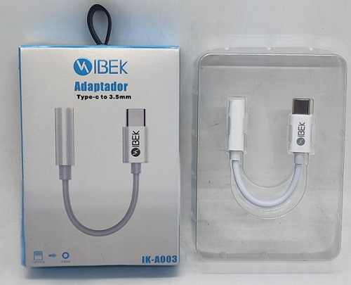 Adaptador Type C a Plug 3,5 IK-A003ooÂ 