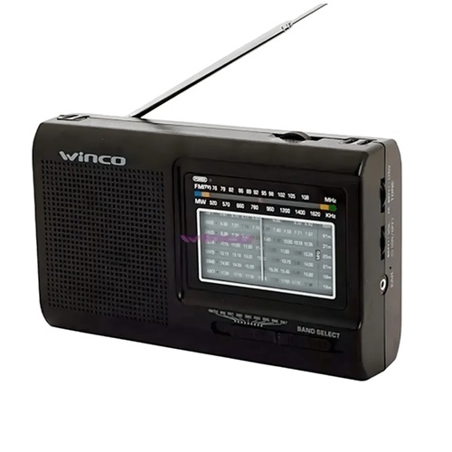 Radio Clasica Grande AM-FM 9 bandas Winco W-2005