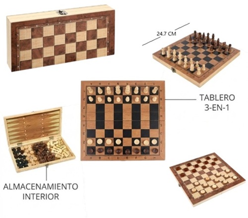 Juego Ajedrez Dama TP9650ii