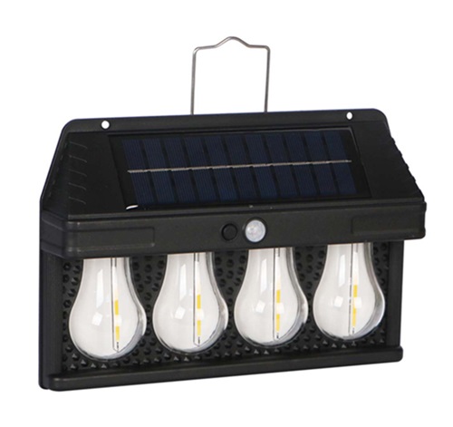 Aplique Solar Vintage 4 Focos Filamento mm