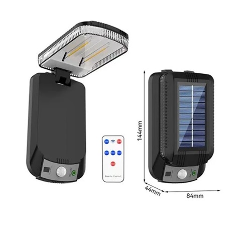 Aplique Solar con Control y Sensor SX901-2