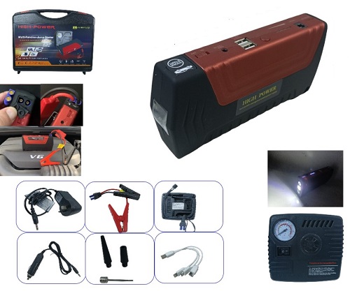 Arrancador Vehiculo + Power Bank + Linterna i6009iÂ