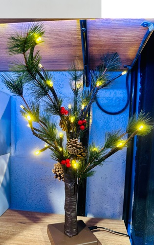 Arbol de Navidad con Iluminacion 50cm aa