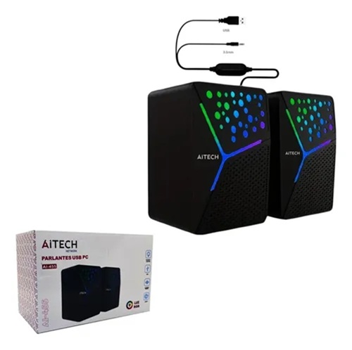 Parlantes PC TV RGB 455mm