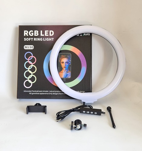 Aro Led RGB 30cm + Blancos + Accesorios ARO30RGBoo