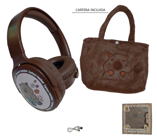 Set Auricular BT + Cartera Capybara 14004ii
