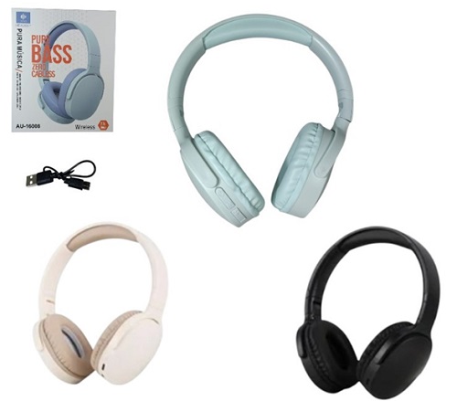 Auricular Bluetooth 16008ii Vincha Col Var