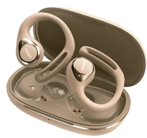 Auriculares BT Orejeros Carga Digital Noga btwins60 Col Var
