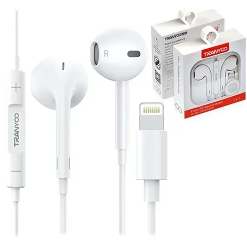 Auricular Iphone Llghtning Manos Libres T-R14