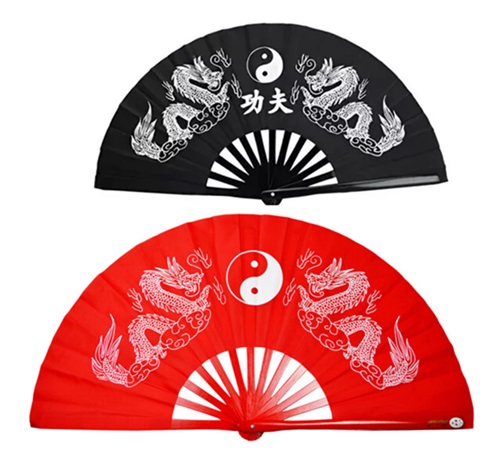 Abanicos Grandes Motivo Dragones Col Variados 1202nn