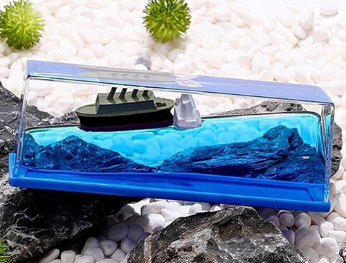 Objeto Decorativo Barco en Agua 4871nn