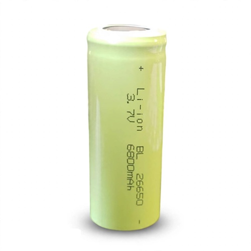 Bateria 3,7 Voltios 26650 â€“ 6800 mAh mm