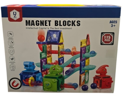 Bloques Magneticos 115 piezas on