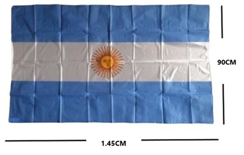 Bandera Argentina 0,90 x 1,45 cm 10009ii