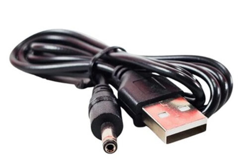 Cable USB a DC pin 3,5 cc