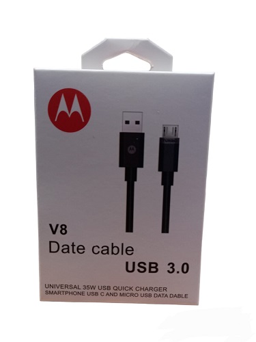 Cable Motorola  Micro USB Turbo 3.0 1690aa