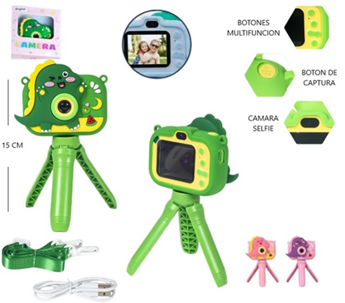 Camara Formato Infantil con Tripode 361ii