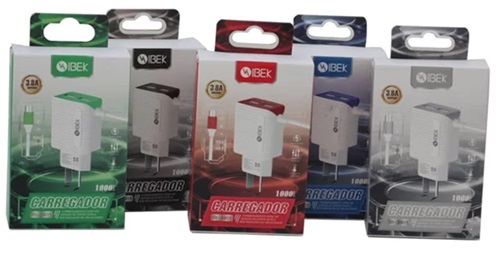 Cargador 3.8 Amper 2 USB Cable Micro USB IB3801oo