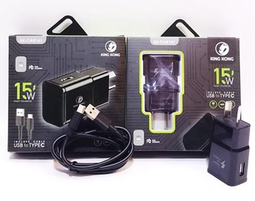 Cabezal Turbo 15w Type C + Cable USB a TC KK141oo