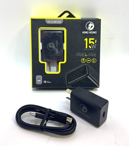 Cabezal Turbo 15w Type C + Cable TC a TC KK143oo
