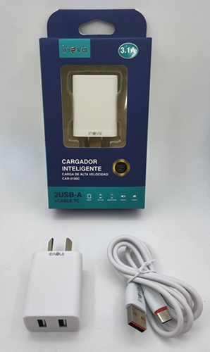 Cabezal Turbo 2 USB + Cable Type C 3100Coo