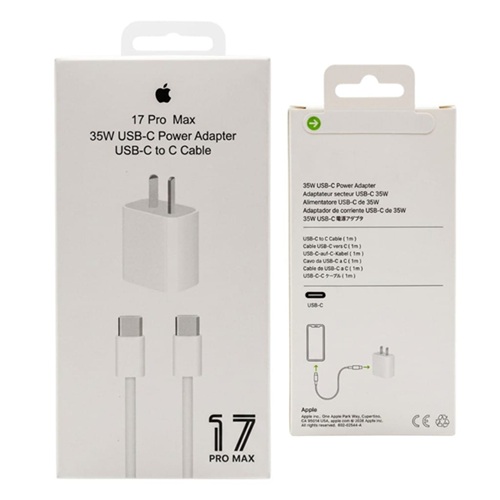 Cargador iPhone 17 Cabezal + Cable TC A TC mm
