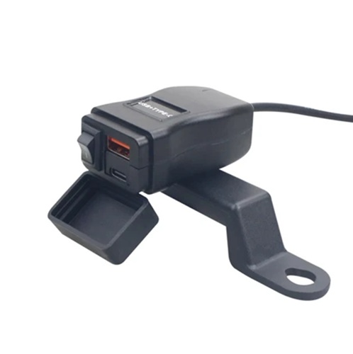 Cargador USB y Type C para Motos Lancas Vehiculos YC-A149PD