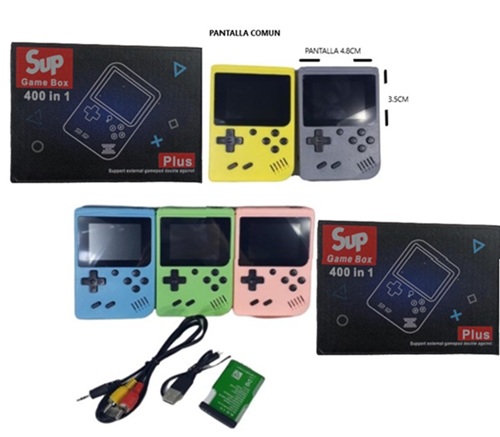 Consola Portatil Sup 400 Juegos Color CR-400ii