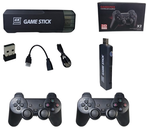 Consola Game Stick 4K X2 64GB 2 Joystick y Juegos