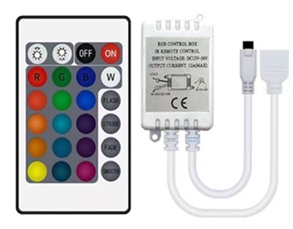 Controladora RGB + Control Remoto FL-R24