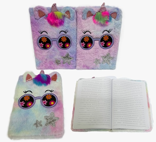 Cuaderno Peluche Unicornio 80 paginas CUA-UNIoo