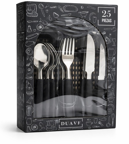 Set de 25 Cubiertos DUAVFnn