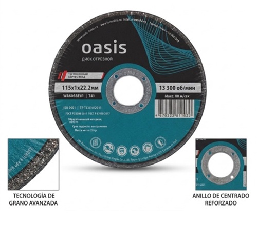 Set 10 Discos de Corte 115mmx22,2mm WC-12ii