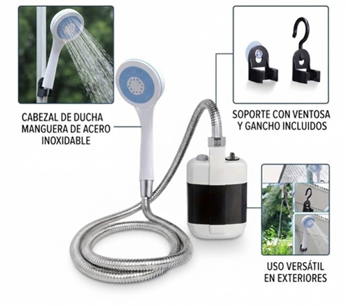 Ducha Portatil Recargable 369ii