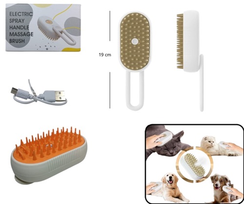 Cepillo Recargable Limpiaza Mascotas 2531ii