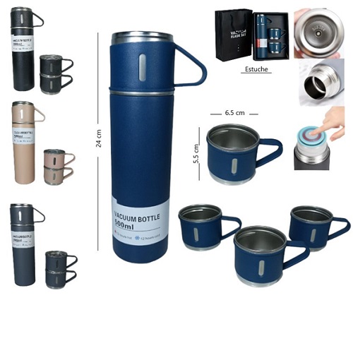 Set de Termo y 3 tazas T