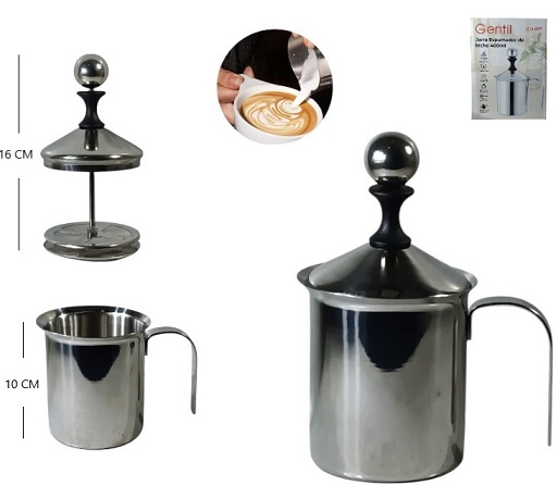 Espumador Leche CafÃ© Capuchino Acero GN-077