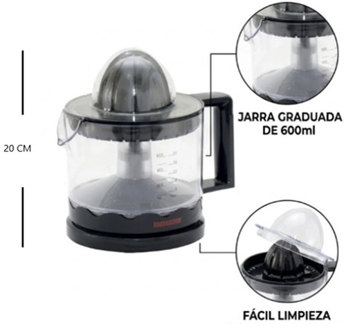Exprimidor de Frutas 600 ml JH-160ii
